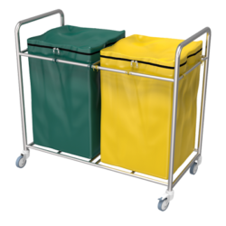 Buy Online Double Bag Soiled Linen Trolley at Best Price in India