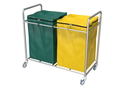 Buy Online Double Bag Soiled Linen Trolley at Best Price in India