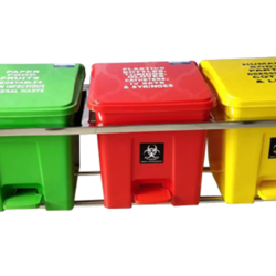 Buy Online Bio Medical Waste Bins with Trolley in India